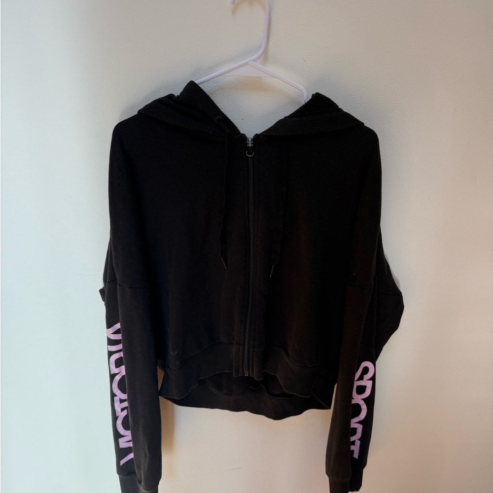 Victoria secret black zip up